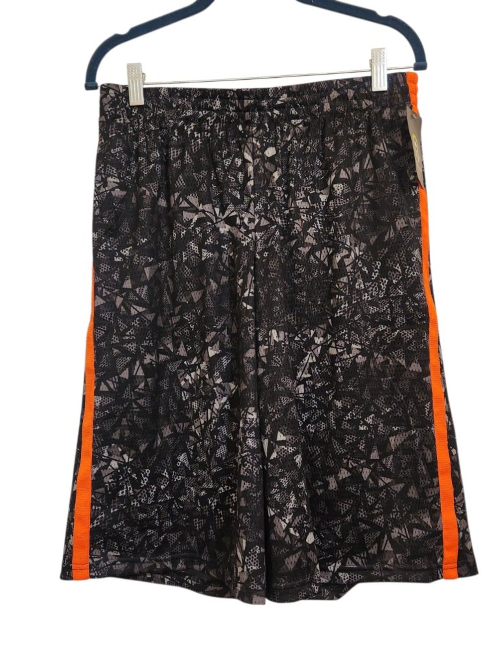 NWT C9 By Champion Charcoal Shorts With Orange Side Details Size XL (16-18) - Picture 5 of 8